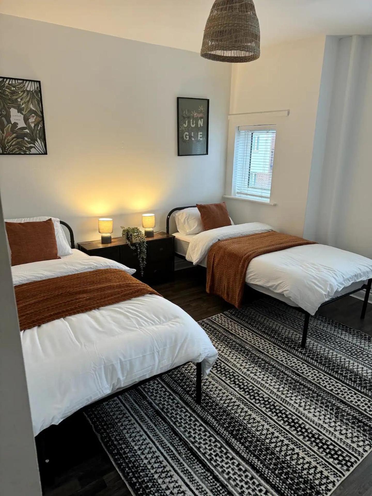 Modern Twin Room Near Ancoats & Etihad Stadium Manchester Buitenkant foto